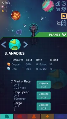 Idle Planet Miner android App screenshot 5